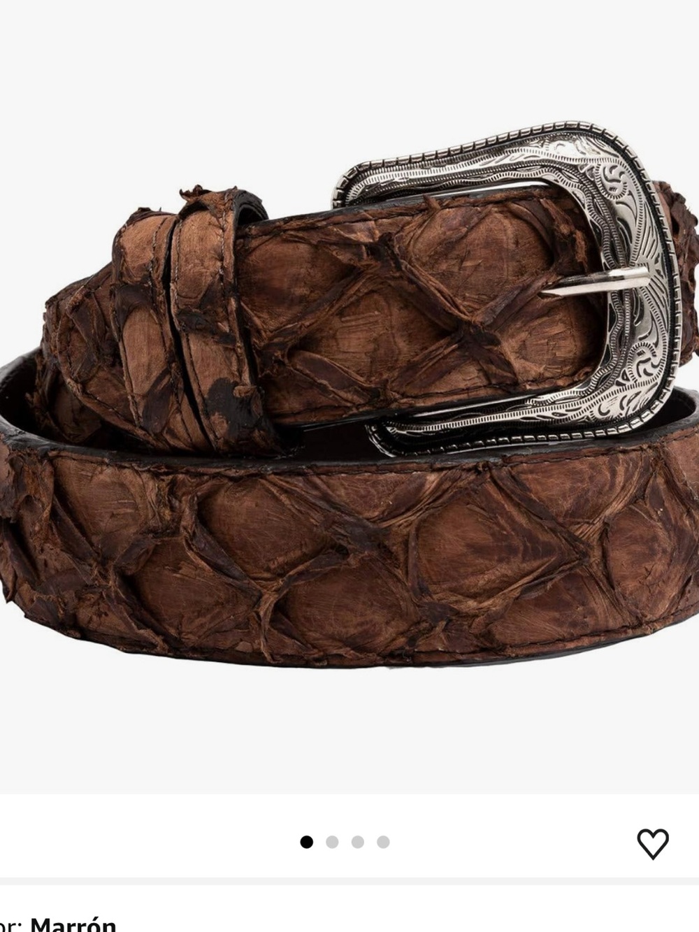 Cody James Pirarucu Belt